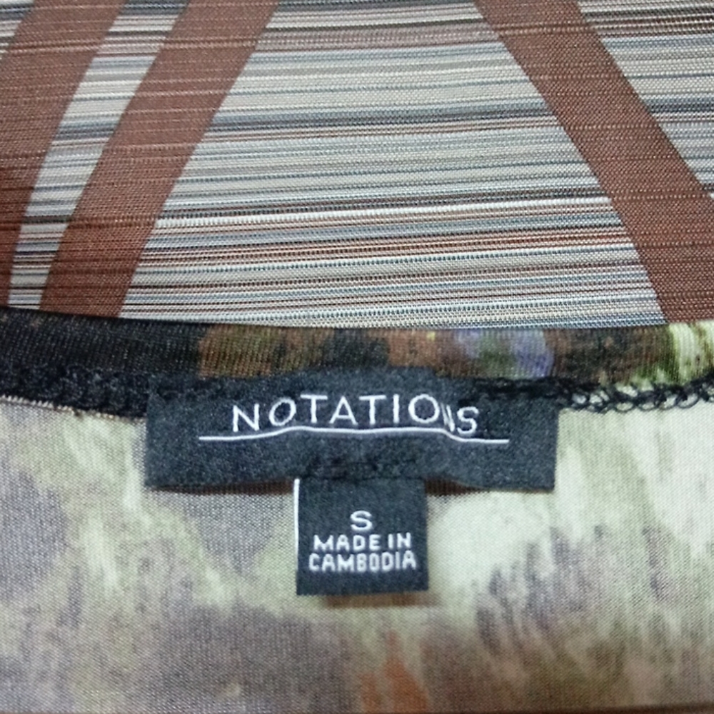 Notations Blouse - Picture 3 of 3